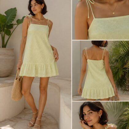 VESTIDO MIDI AMARILLO