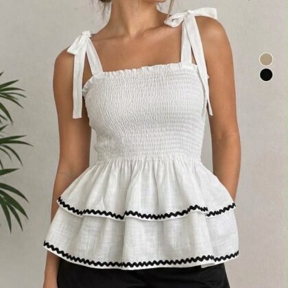 CONJUNTO BLANCO TEJIDO