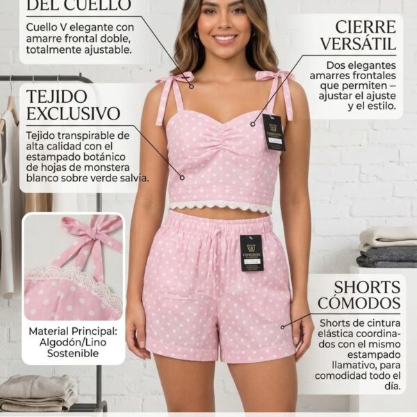 Conjunto Rosa Blishy
