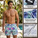 Shorts de Playa Tropicales Olimpo XXI